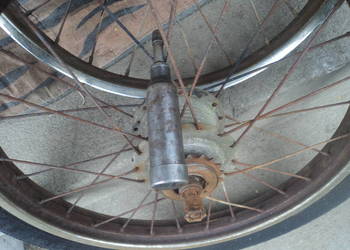 Stara towotniczka motocyklowa