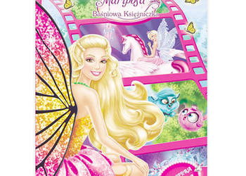książka Barbie Mariposa i Baśniowa Księżniczka super zadania naklejki plaka
