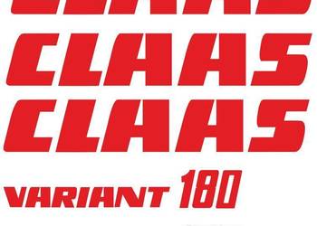 naklejki claas variant 180