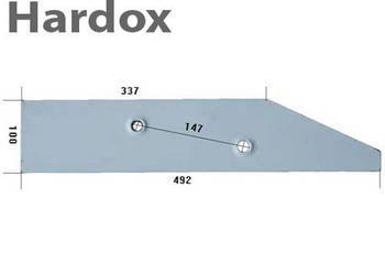Płoza krótka HARDOX do pługa UNIA grudziądz TUR IBIS VIS