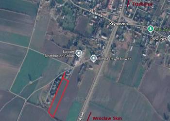 DZIAŁKA BUDOWLANA na Sprzedaz okolice Wrocław - Kryniczno