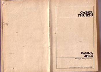 (5695) PANNA JOLA – GABOR THURZO
