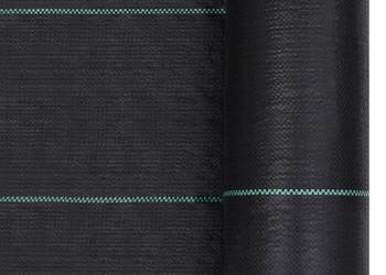 vidaXL Agrotkanina przeciw chwastom, czarna matowa(SKU:313066)