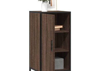 Szafka brązowy dąb 355x35x76 cm materiał drewnopochodny WM-848943