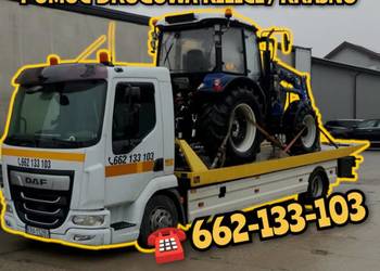 Pomoc drogowa do 6 Ton Kielce laweta Krajno holowanie pojazdow busów