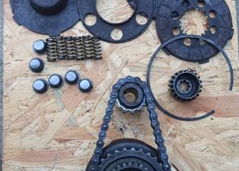 Wsk 125 kosz sprzęgła łańcuch zabierak docisk zębatka