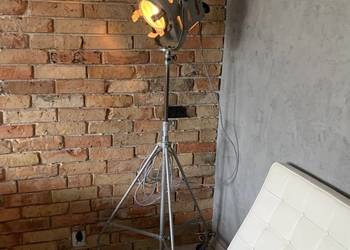 Oświetlenie teatralne PRL lampa Vintage loft 1963r