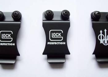Klipsy metalowe Claw Skull, Glock Beretta do kabur Kydex