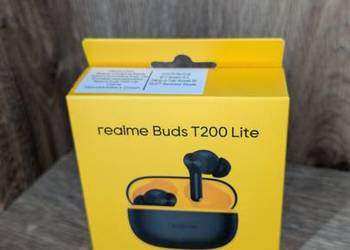 Słuchawki Bezprzewodowe Dokanałowe realme Buds T200 Lite Pudełko Nowe
