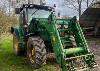 John Deere 6115r /14 r Z Turem JD H 340 / moc 115 km / 4 cyl Turbo
