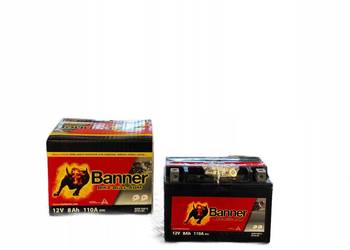 Akumulator BANNER 12V 8Ah 120A L+ YTX9-BS 50812