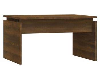 vidaXL Stolik kawowy, brązowy dąb 68x50x38 cm materiał drewnopoc(sku825842)