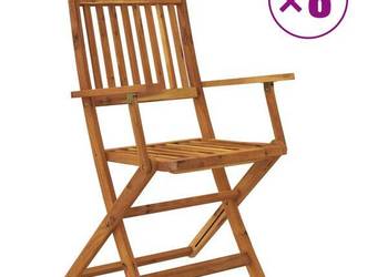 vidaXL 9-cz. zestaw składanych mebli ogrodowych(SKU:43378)