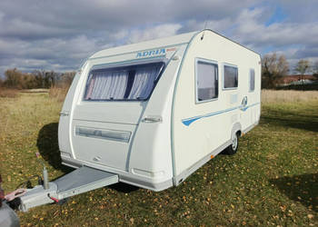 przyczepy kempingowe Adria Adora Piętrowe łóżko prysznic