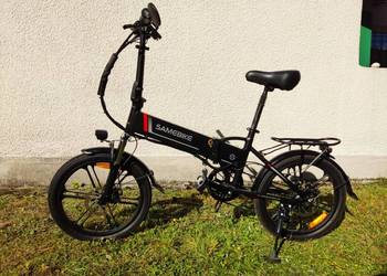 SAMEBIKE 20LVXD30-II Składany miejski rower elektryczny , b. mały przebieg