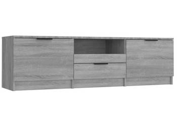 Szafka pod telewizor szary dąb sonoma 140x35x40 cm WM-817112