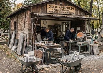 Zakład kamieniarski Cmentarz Skowronia Góra, św Maurycego, Borowska, cena,