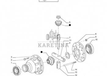 New Holland T6010 T6070 Zespol mech rozn 5198908