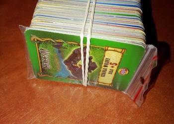 Karty Retro tazos, yu gi oh i inne