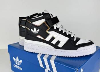 Adidas Forum Mid J r.38 HQ6845 czarne sneakersy