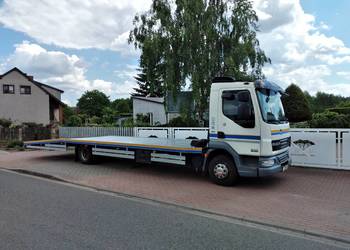 DAF 45.180 Auto-laweta najazd 900x250cm DMC 11990kg Klima Salon Polska 2011