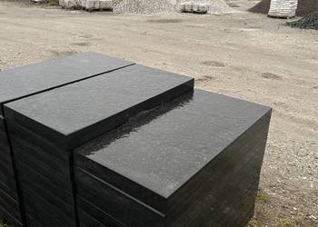 CZARNE PŁYTY BAZALTOWE 40x80, 60x80 Płyty Kamienne Taras Schody Stepy
