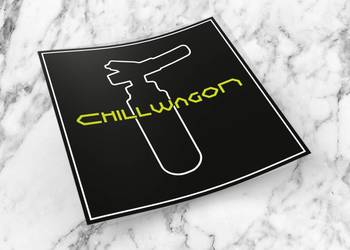Naklejka K13 + CHILLWAGON 8 x 8 cm #3