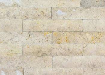 Kamień Elewacyjny Trawertyn PALERMO BEIGE Dekoracyjny Na Ścianę 30x6x1,5cm