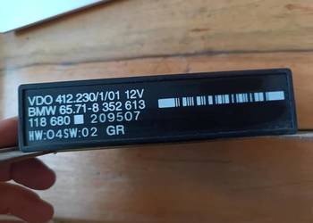 BMW E39 sterownik moduł VDO tempomatu 65718352613 aktualne wysyłka VIII