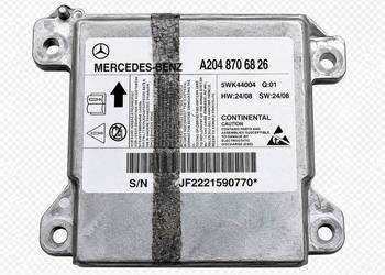 MERCEDES W204 MODUŁ STEROWNIK AIR BAG A2048706826