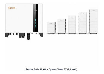 Zestaw Solis 10 kW + Dyness Tower T7 7,1 kWh