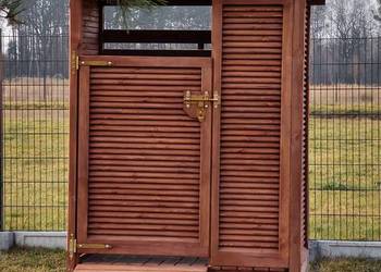 Zadaszenie kosze/segregacja 1,65x0,87, dach prosty, żaluzje