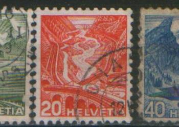 Zn. Szwajcaria  Mi 501, 2, 5 kas 1948