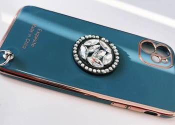 Etui case na Iphone 11 podstawka z kryształami - PREZENT!!