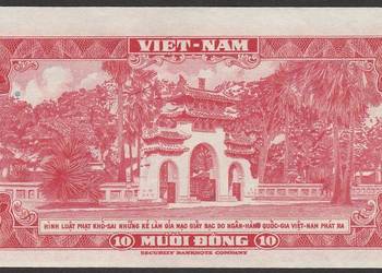 WIETNAM 10 DONG 1962 - STAN 1/2