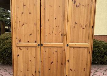 Szafa 3 drzwiowa garderoba bieliźniarka ikea leksvik regał półki