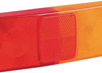 Klosz lampy, czerwony/pomarańczowy, prostokątny 160x67x30mm tylny/lewy Cob…