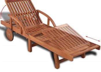 vidaXL Leżak, lite drewno akacjowe(SKU:42592)