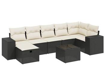 vidaXL 8-cz. zestaw wypoczynkowy do ogrodu, z poduszkami(SKU:3264462)