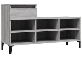 Szafka na buty szary dąb sonoma 102x36x60 cm WM-821218