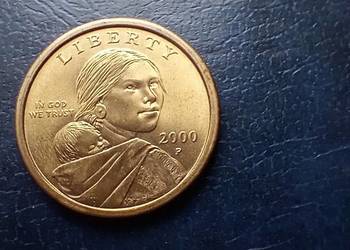 Stare monety 1 dolar 2000 USA