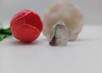 Naturalny kwarc fantomowy stożek 33mm kolekcja #80