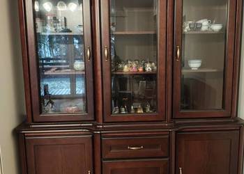 Stylowa, drewniana komoda, regał, meblościanka