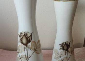 Wazon. Niższy. Seria „Schattenrose”. Rosenthal. Model Form 2000. 1983r.