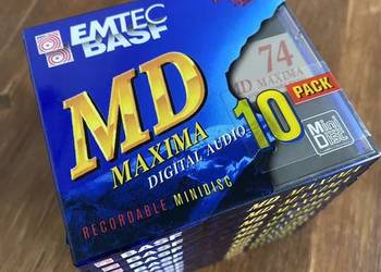 Mini Disc BASF Maxima 74 x 10 szt Nowe MD