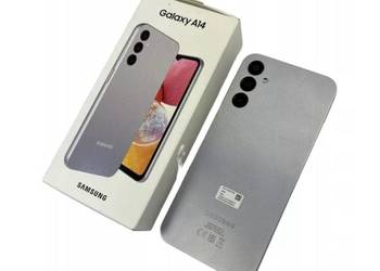 SAMSUNG GALAXY A14 srebrny NÓWKA