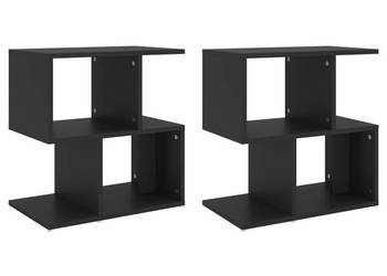 Szafki nocne 2 szt. czarne 50x30x515 cm WM-806367