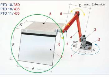 Osłona PTO 11/435, osłona do suportu tokarki PTO11/435 Osłona PTO 11/435, osłona do suportu tokarki PTO11/435