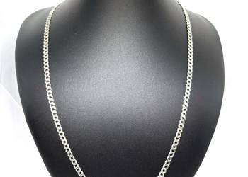 Srebrny Łańcuszek Próby 925 11,88g 56cm Imię Łukasz Ocechowany