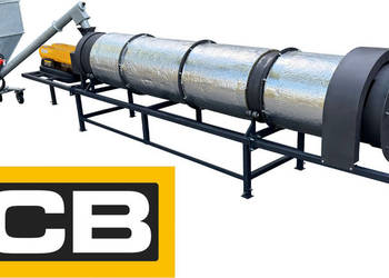 SUSZARNIA BĘBNOWA Podwójna P1 JCB Dubeltówka Materiały Sypkie Trocina Zboże